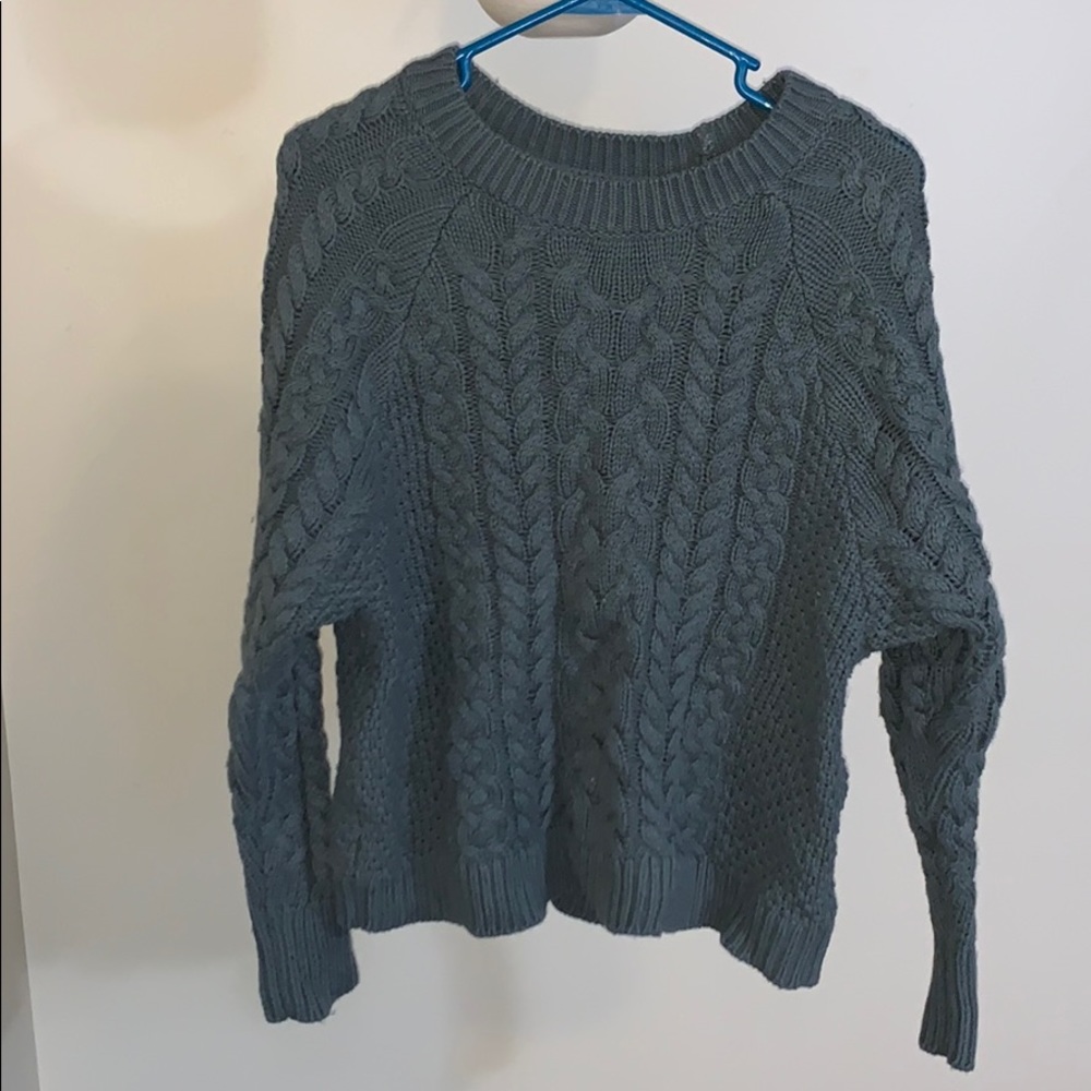 Aerie sage green sweater